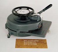Manual Stencil Machine, 3/4"