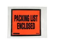 Packing List Envelopes - 4 1/2 x 5 1/2 - Packing List Enclosed, Solid