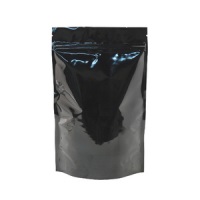 Foil Bags - Stand Up Foil Pouches Clear/Black No Valve 4oz. + Zip