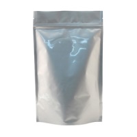 Foil Bags - Stand Up Foil Pouches Silver No Valve 4oz. + Zip & Easy Tear Line